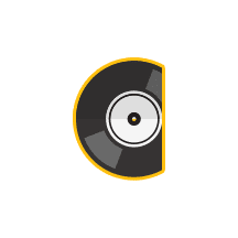 Platinum record album seating icon Platinum record album seating icon